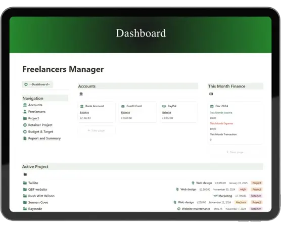 Freelancers Manager