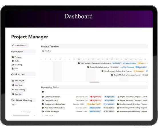 notion project manager