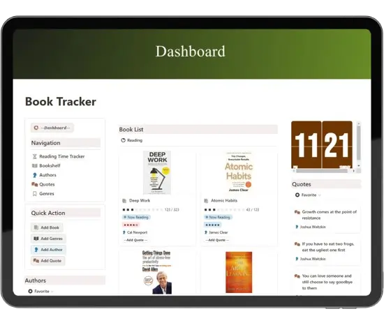 notion Book Tracker