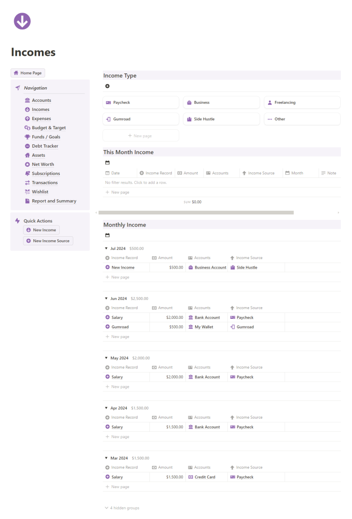 notion income tracker